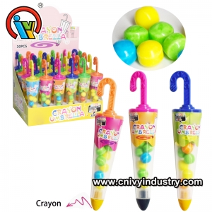 nouveauté forme parapluie couleur crayon jouet bonbons à vendre